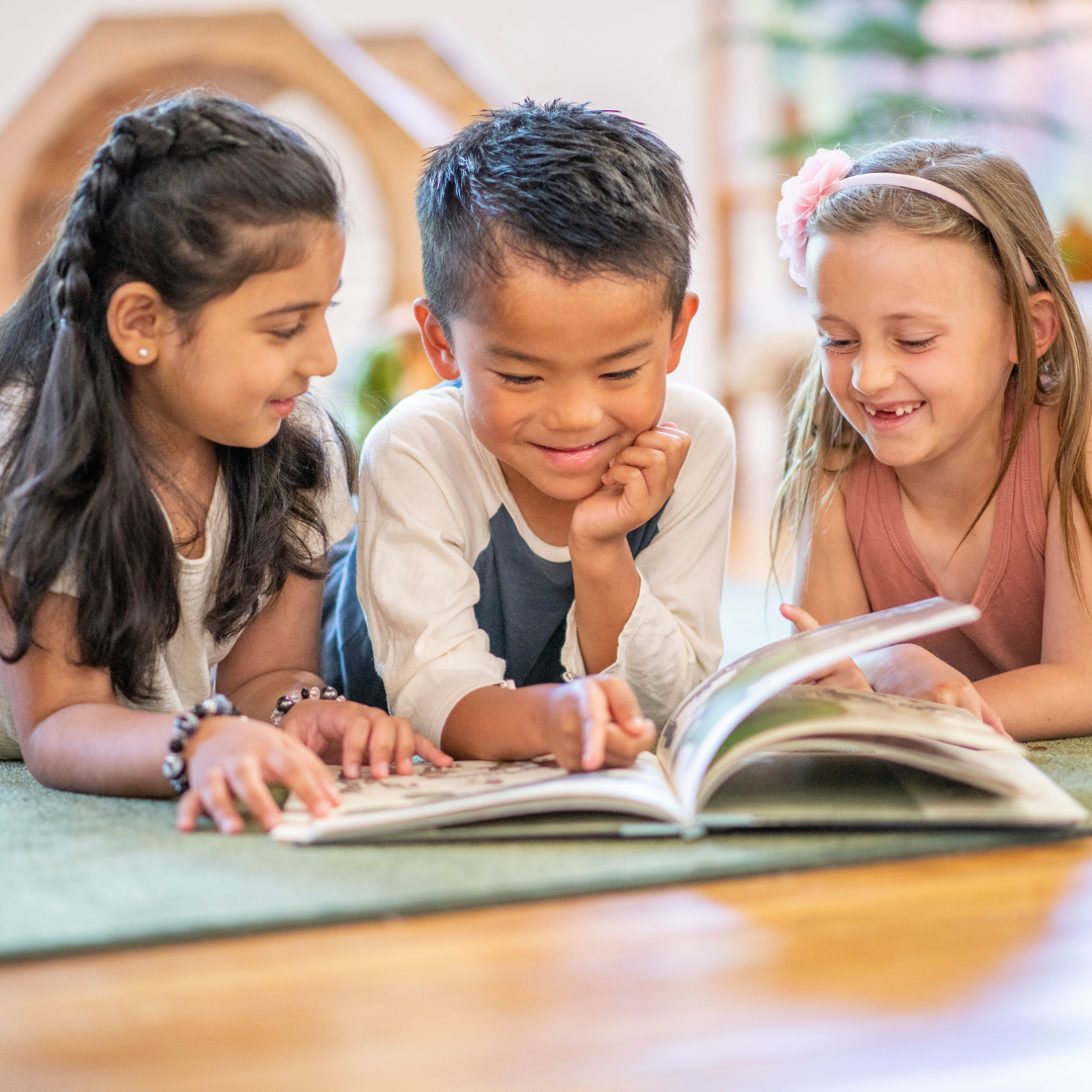 children reading